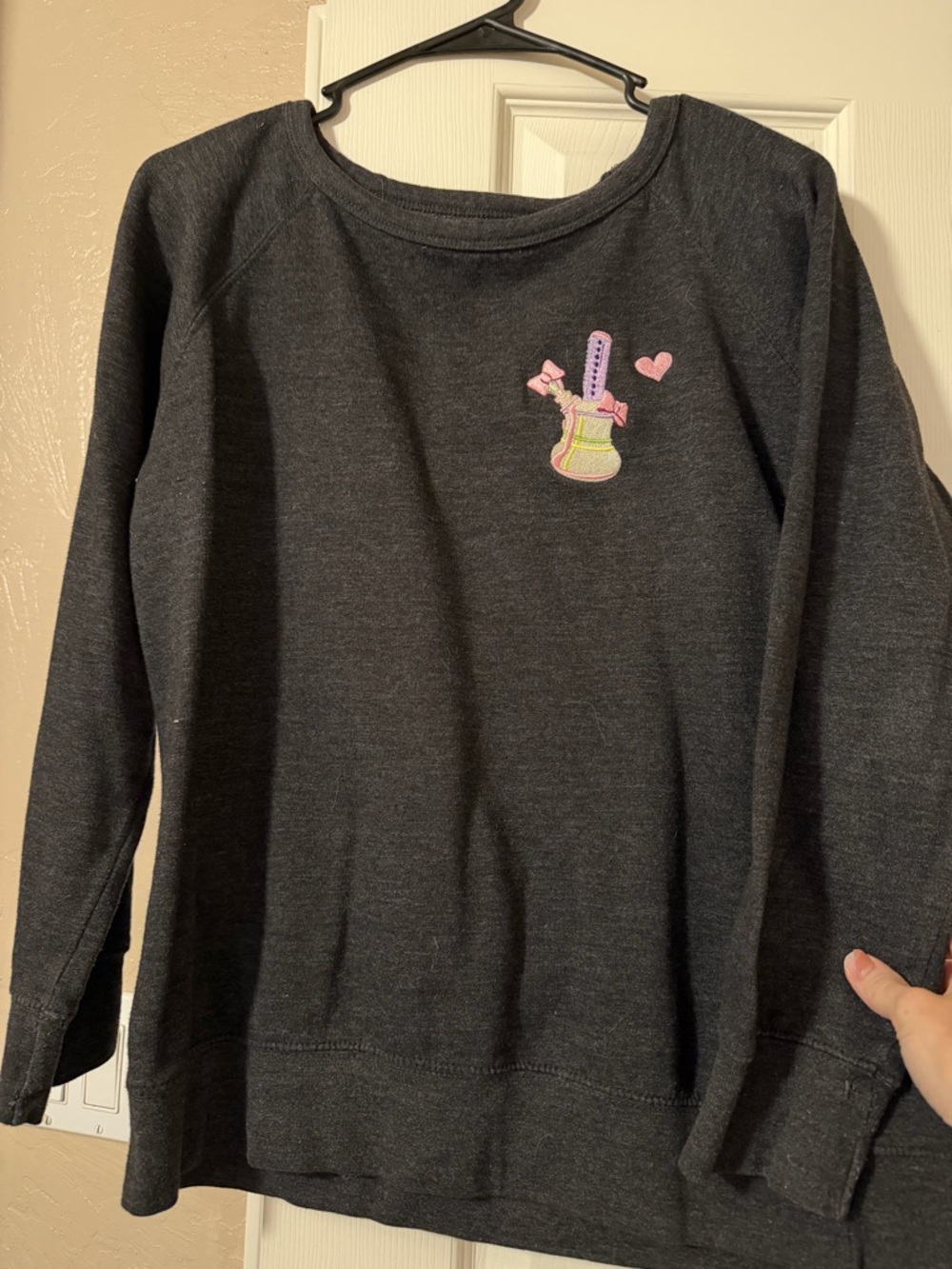 Miss Mary Jane Co. Charcoal Sweatshirt - L